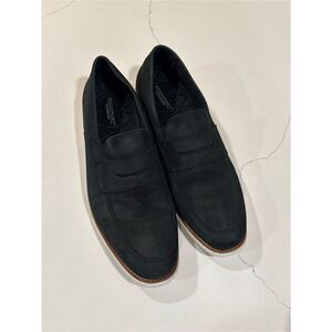 Rockport Total Motion Black Penny Loafers with Brown Trim – Men’s Size 11 👞